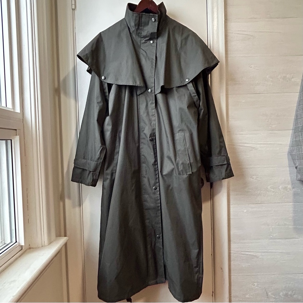 Jack Murphy Malvern Waterproof Long Coat Olive